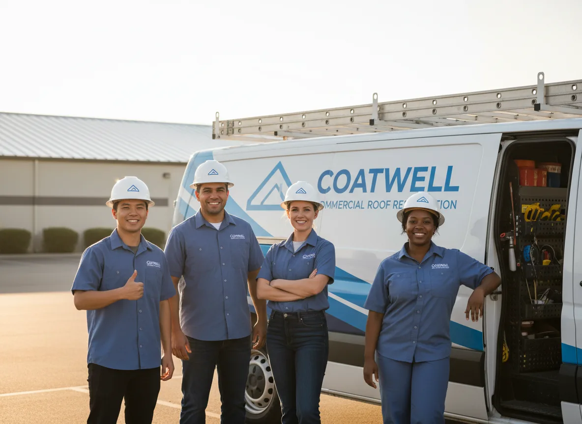 Commercial roof coating company in Cambria, IL